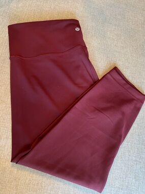 Lululemon Align High-Rise Maroon Leggings size 18